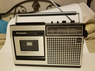 Vintage Panasonic Rq - 542s Fm/am Radio Cassette Recorder Tape Player Japan