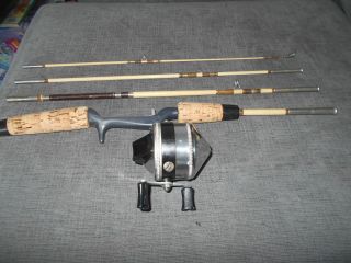 Vintage Fishing Travel Rod Reel Zebco Made In The Usa Rods Reels N Deals