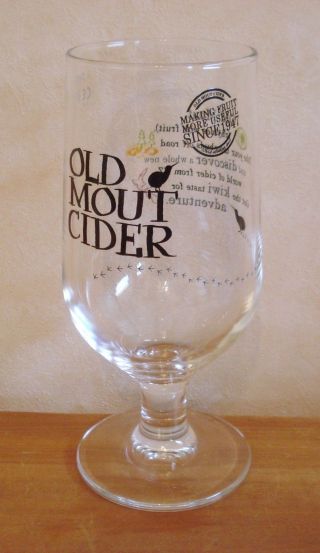 Old Mout Cider Beer Pint Glass Pub Home Bar Man Cave Ce Stamped