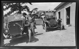 Vtg 1915 Photo Film Negative Greeley Co Brass Era Automobiles Autos Cars Neill—5