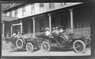 Vtg 1915 Photo Film Negative Greeley Co Brass Era Automobiles Autos Cars Neill—3