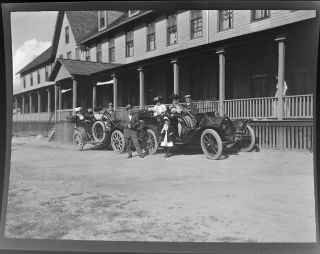 Vtg 1915 Photo Film Negative Greeley Co Brass Era Automobiles Autos Cars Neill—1