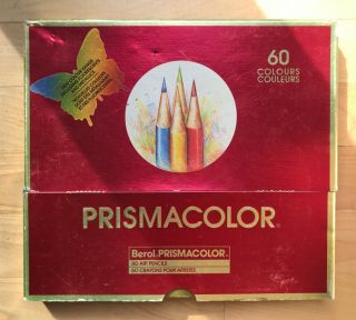 Vintage Berol Prismacolor Art Pencils Pc960,  Incomplete (51 Pencils)
