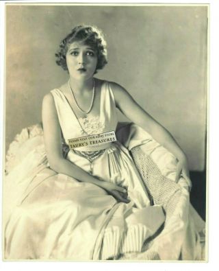 Vintage Madge Bellamy Photo Film Actress Fashion Dress Melbourne Spurr