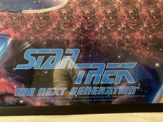 VINTAGE 1993 Star Trek Romulan Encounter Framed Poster Print Collectable Rare 2