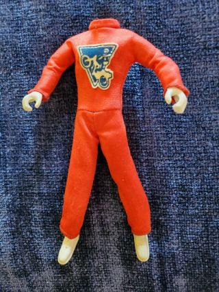 Vintage Ideal Evel Knievel Action Figure 1970’s Racing Motorcycle Suit No Head