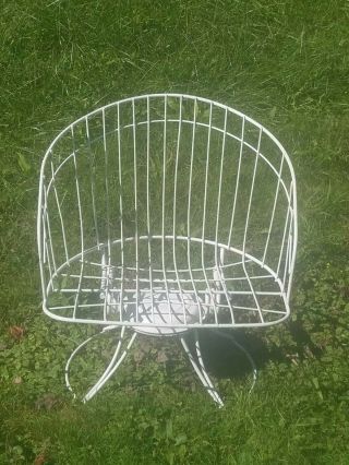 Homecrest Siesta Bent Wire Patio Barrel Chair,  Mid Century,  Vintage