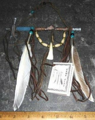 Peace Pipe/tomahawk: Handmade By Navajo Native American Indian