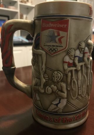 Anheuser Busch Budweiser 1984 Los Angeles Olympics Beer Mug/stein