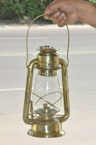 Vintage Dietz Junior Iron Handcrafted Kerosene Lamp / Lantern,  Usa