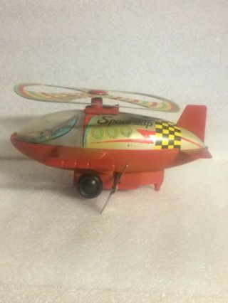 VINTAGE LATE 1960’s WIND - UP SPACE SHIP 3