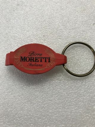 Birra Moretti Italian Beer•key Ring Opener•