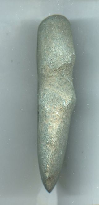Indian Artifacts - Notched Full Groove Granite Axe 3
