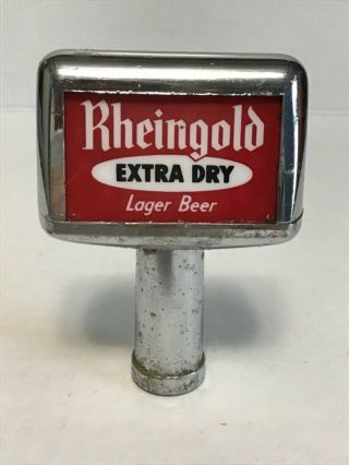 Antique & Vintage 1950’s Rheingold Extra Dry Lager Beer Tap Handle -