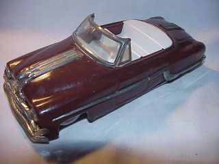 Vintage 1950’s Minister Deluxe Pontiac Convertible Friction Car,  Tin Toy