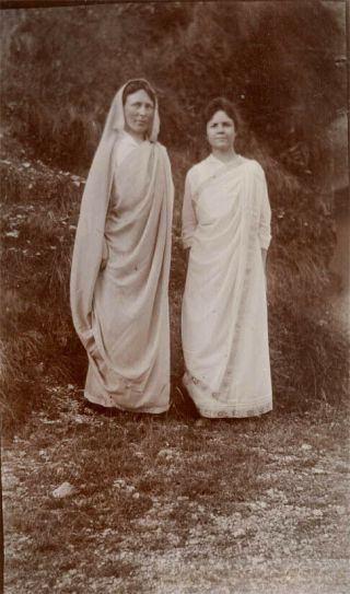 1916 Anaheim Camp Meeting Seventh Day Adventist Burmese Costume Women