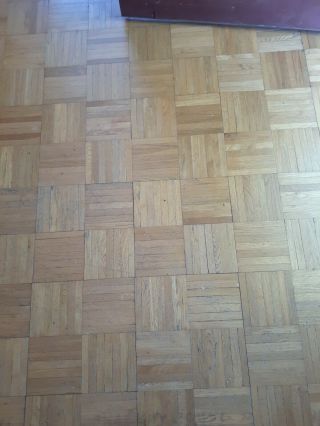 Vintage Reclaimed 7 Finger Oak Parquet Wood Flooring Tiles 14 Each 6 X 6