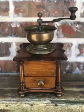 Vintage French Coffee Mill Grinder