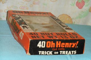 vintage Williamson OH HENRY HALLOWEEN CANDY BOX (only) 3