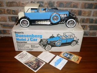 Vintage Jim Beam Duesenberg Model J Car Decanter (empty)
