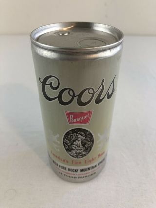 Coors Beer 12 Oz Bottom Opened Pull Tab Beer Can