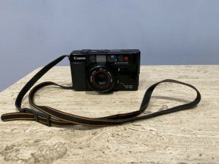 Vintage Canon Af35m Point & Shoot 38mm 1:2.  8 Lens Camera W/battery -