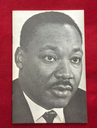 Dr.  Martin Luther King,  Jr.  - April 7,  1968 Memorial Service Program - Nyc
