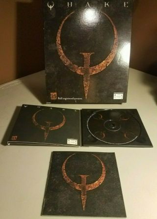 Vintage Quake Big Box Pc Game (1996) Full Registered Version,  Quake 2