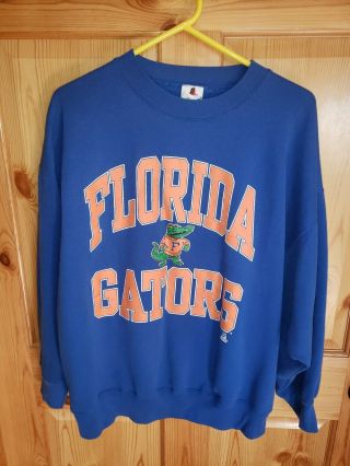 Vintage University Of Florida Uf Gator Sweatshirt Crewneck Size Xxl