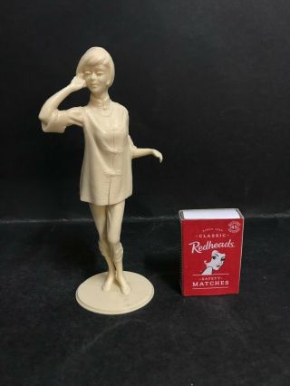 Campus Cuties Girl,  Plastic Marx Toy Figure From 1960 