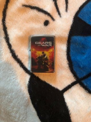 Vintage Gears Of War Zippo Lighter Limited Edition Very Hard To Find Xbox Ex