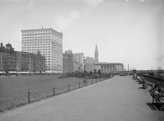 8x10 Photo - View Of Chicago Looking North From Grant Park - 1900 To 1910