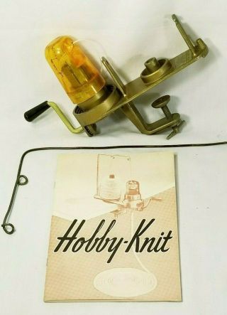 Vintage Montello Hobby Knit Knitting Machine