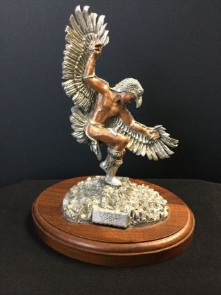 Pewter Native American / Indian Figurine / " Eagles Spirit " / Limited Edition