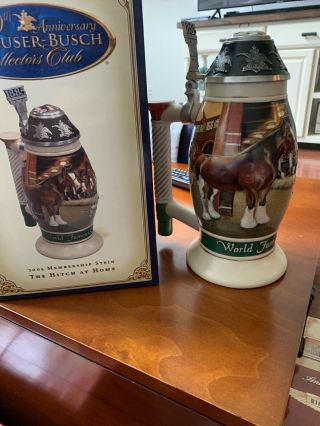 Anheuser - Busch 10th Anniversary 2005 Membership Stein Cb31 The Hitch At Home