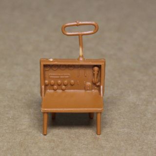 Vintage 1960’s Marx Battleground Play Set Hard Plastic Radio Table With Antenna