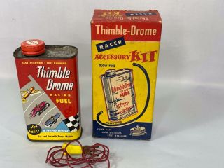 Vintage Cox Thimble Drome Racer Accessory Kit Racing Fuel Tin Can Rc