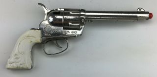 Vintage Mattel Inc Toymaker U.  S.  A.  Fanner 50 Impala Grips Cowboy Cap Gun 2