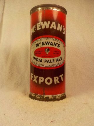 Mcewans India Pale Ale Export Flat Top Old Beer Can