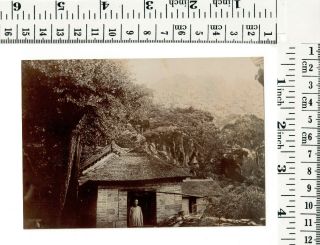 China 青島市 Qingdao Tsingtau Laoshan Chinese Farmer House orig.  photo ≈ 1905 2