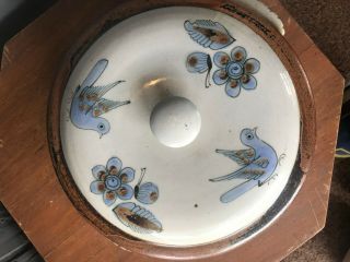 Vintage Ken Edwards Tonala Ceramic 2 1/2 Quart Casserole Dish with Lid 2