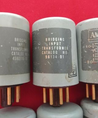 Ampex 96134 - 01 Bridging Input Transformer Ampex Mx10/35 (10 Available) - Vintage