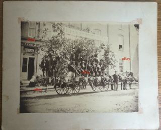 Ann Arbor Mi Michigan Keck Furniture Co.  Fourth 4th Of July Parade Float C.  1900