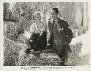 Movie Still Photo - Bette Davis & John Eldredge In 1935 Movie " Dangerous ",  1
