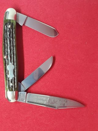 1993 Bulldog Brand Pit Bull 3 Blade Pocket Knife