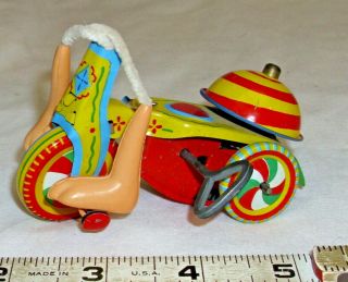 Linemar Pluto On Tricycle Walt Disney Tin Wind Up Toy Parts