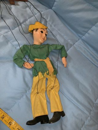 Vintage 1950’s Hazelle’s Popular Marionettes 809 Robin Hood String Puppet 2