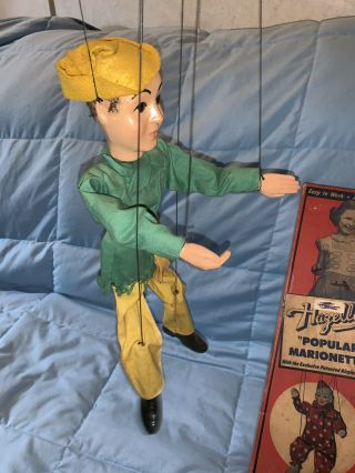 Vintage 1950’s Hazelle’s Popular Marionettes 809 Robin Hood String Puppet 3
