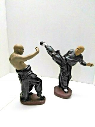 Chinese Shiwan Ceramic Figurine - Shaolin Kung Fu Statue