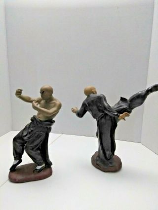 Chinese Shiwan Ceramic Figurine - Shaolin Kung Fu Statue 3